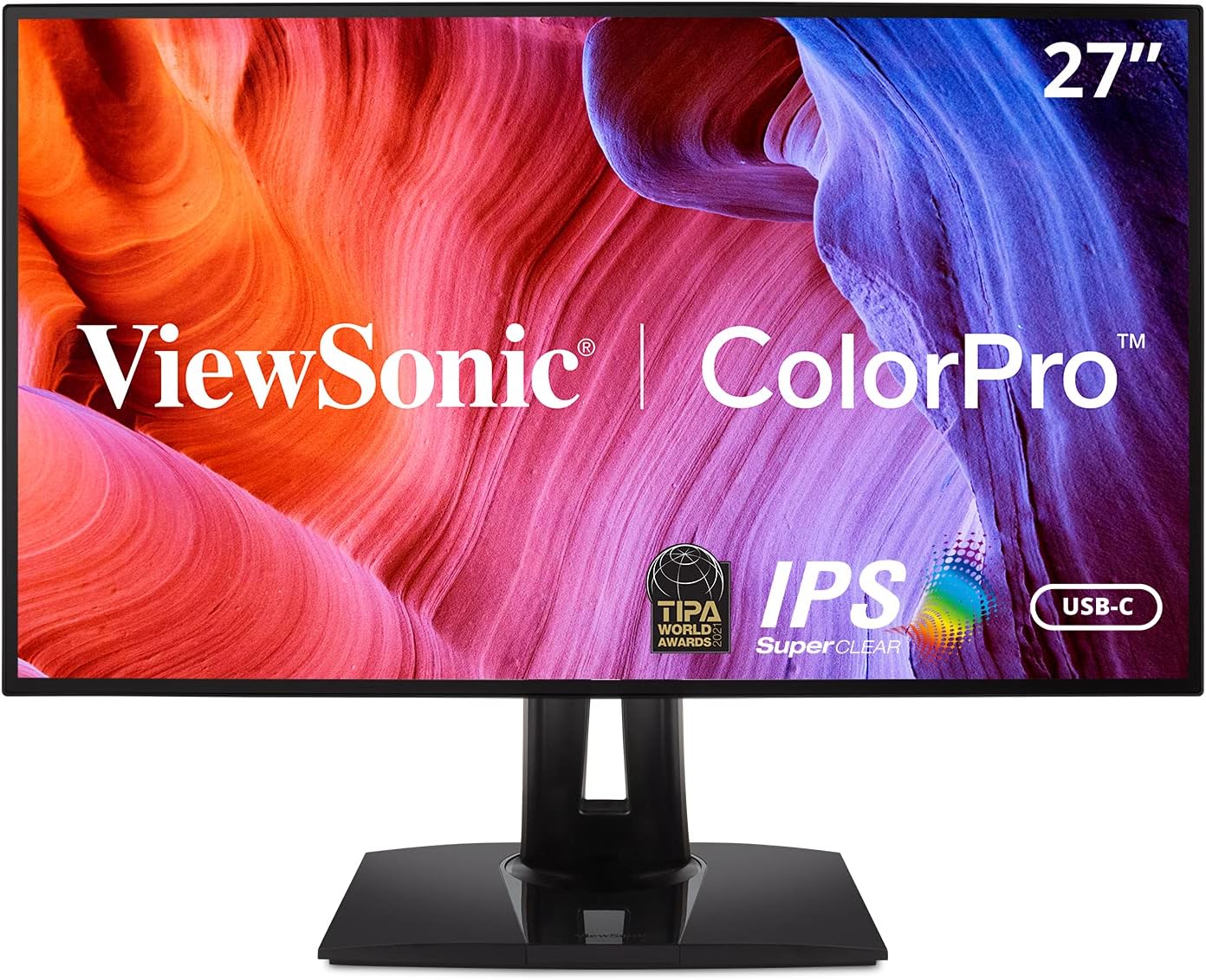 ViewSonic VP2468a 24-Inch Premium IPS 1080p Monitor with Advanced Ergonomics, ColorPro 100% sRGB Rec 709, 14-bit 3D LUT, Eye Care, 65W USB C, RJ45, HDMI, DP Daisy Chain for Home and Office