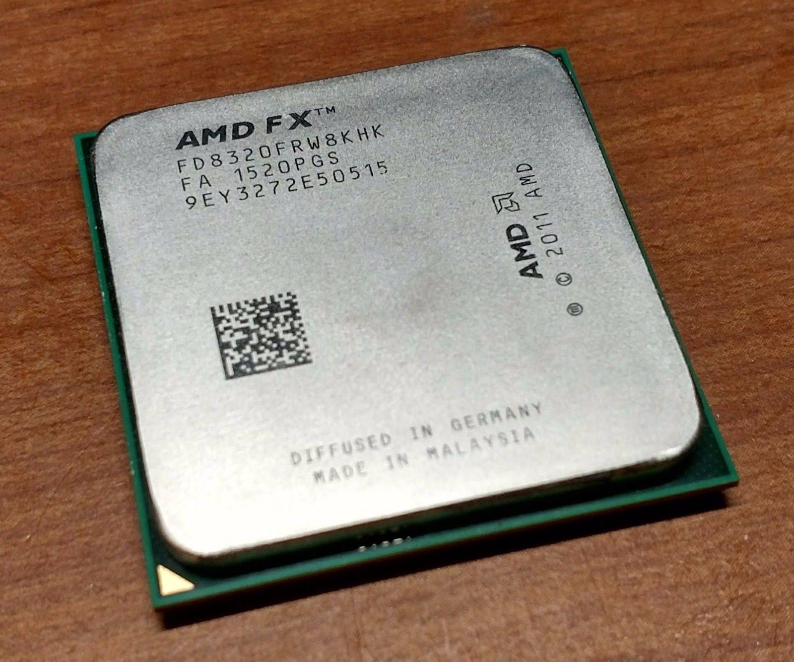 AMD Fx-8320 Black Edition 3.5Ghz Eight Core FD8320FRW8KHK CPU