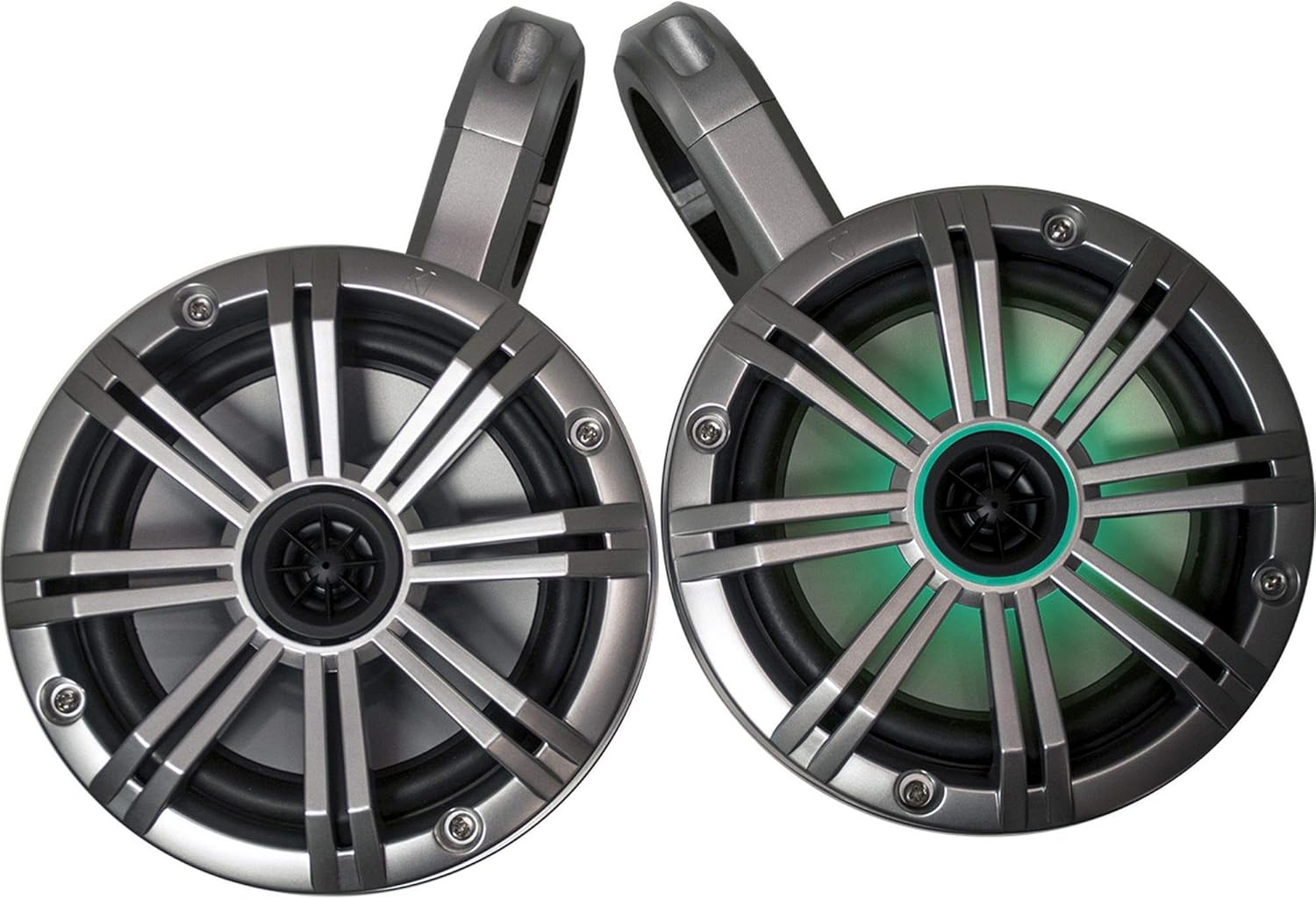 KICKER White Wake Tower System 6.5" Marine Speakers