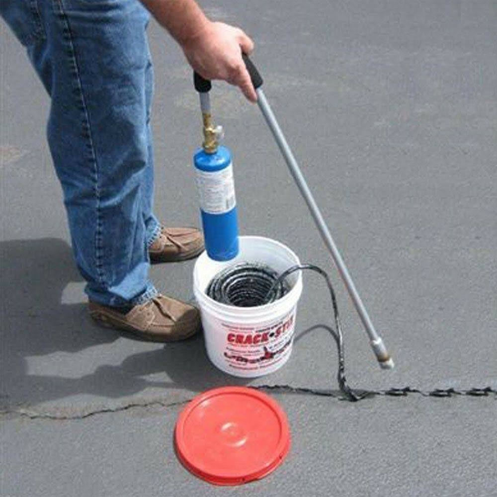 Crack-Stix 2 gal. 250 ft. Small Black Permanent Blacktop Crack Filler