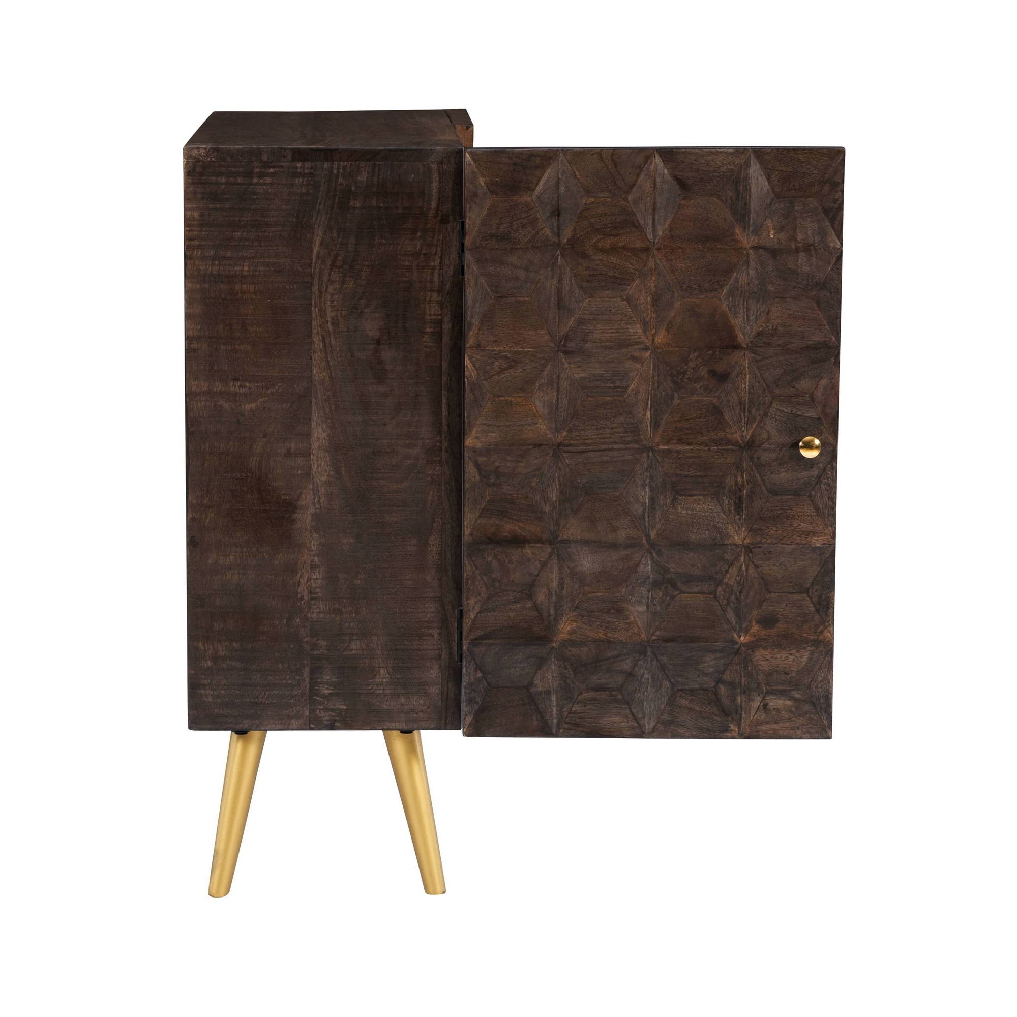 Tandy 2 Door Cabinet Brown - Powell Company
