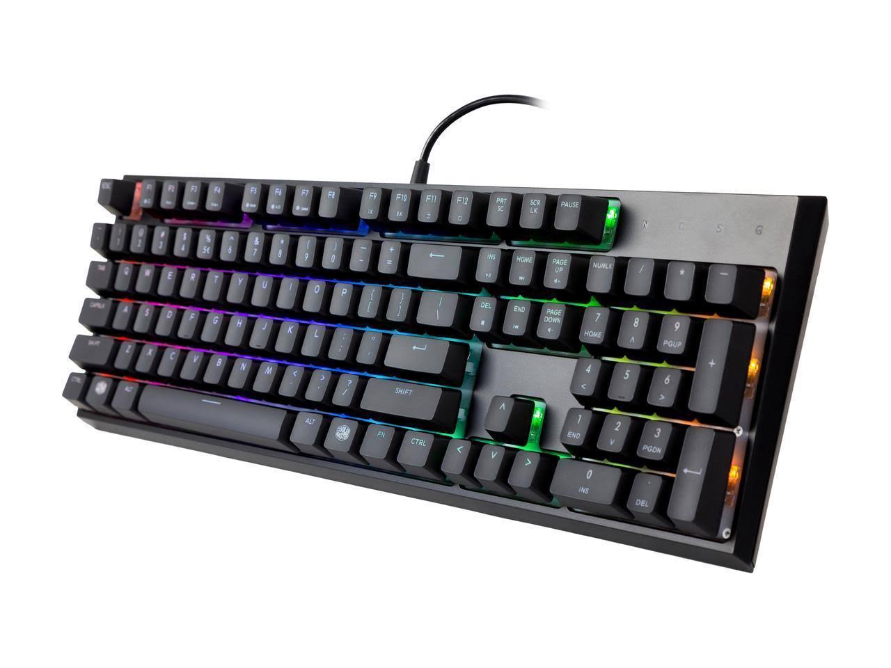Cooler Master MasterSet MS120 USB Mechanical Keyboard and Mouse Combo - Black