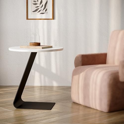 C Table End Table - Couch Tables for Space Saving - Stylish C Shaped Side Table for Couch - Perfect C Table for Couch - Coffee Table (Gray : C)