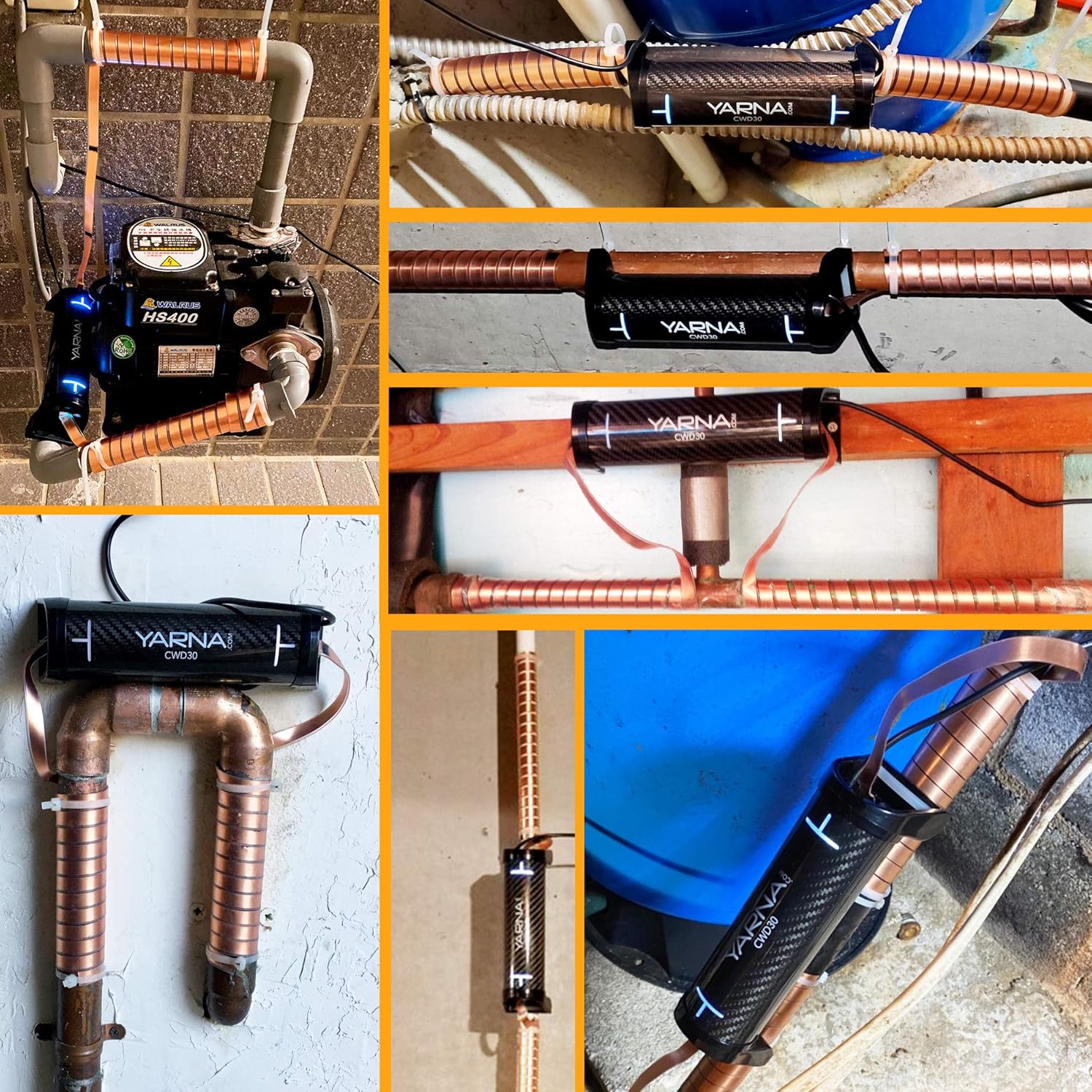 Capacitive Electronic Water Descaler System - Alternative Water Softener Salt Free for Whole House, Reduces the effects of Limescale [Max 2 Pipe]