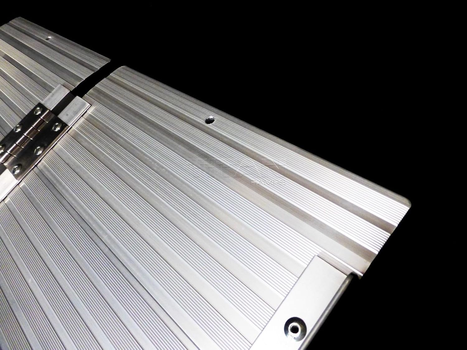 Titan Ramps Foldable Loading Ramp 5' 30 lb. Aluminum Portable 600 lb. Capacity