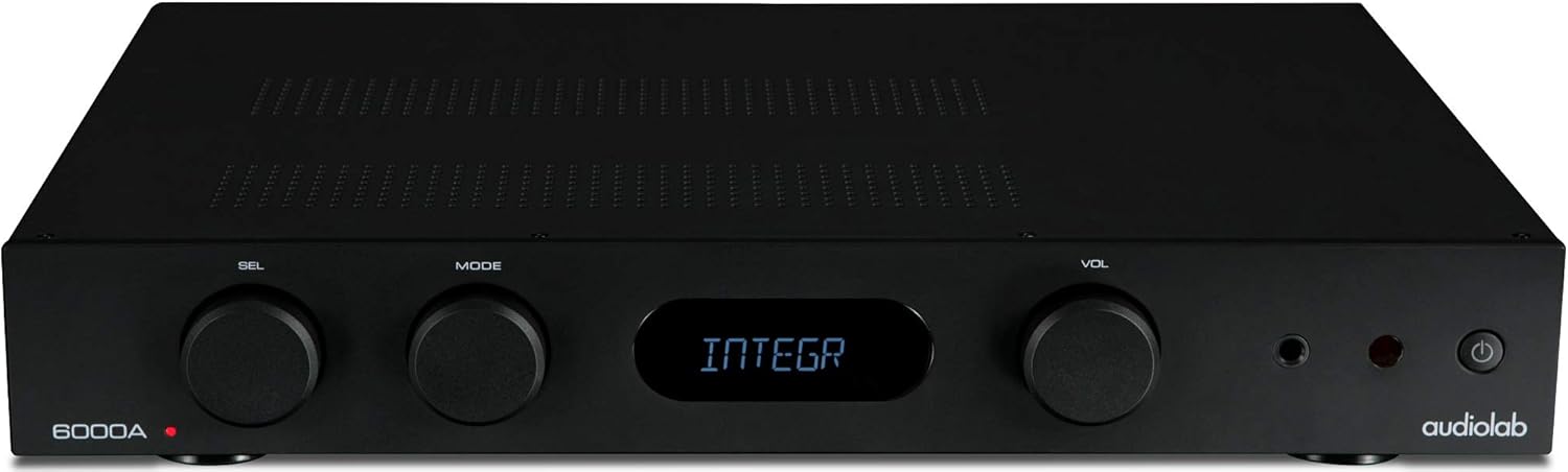 Audiolab 6000A 100-watt Stereo Integrated Amp/Bluetooth DAC - Black