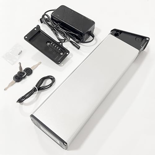 36V 48V 10A 13A 17A Ebike Battery, Ebike Battery Pack for 50w - 1000W Motor with Safe Lock and 3A Charger, Lithium Ebike Battery for Folding Bike, Mountain Bike, Modified Bike (2-5 Day Delivery)