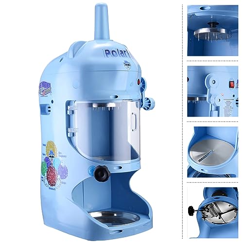 Snow Cone Machine - Ice Shaver with Powerful 250W Motor