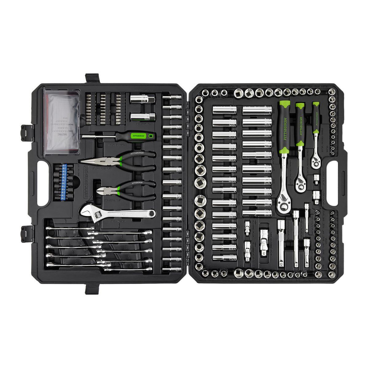 PITTSBURGH Mechanics Tool Set, 225-Piece