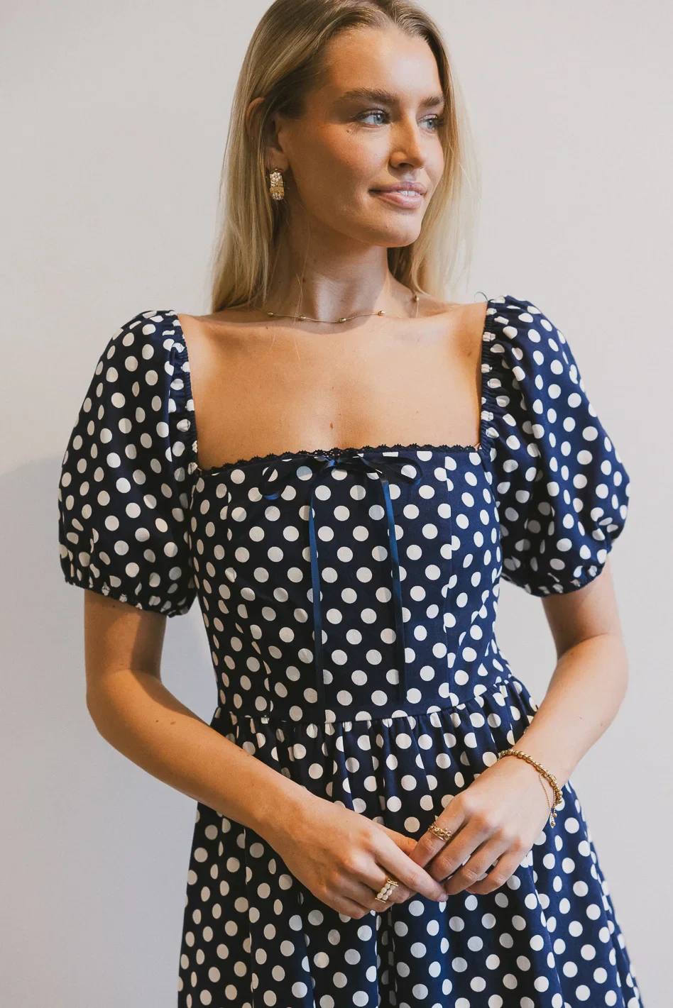 Katerina Polka Dot Midi Dress - FINAL SALE