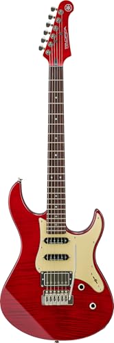 YAMAHA 6 String Solid-Body Electric Guitar, Right, Translucent Black, 612VII (PAC612VIIFM TBL)