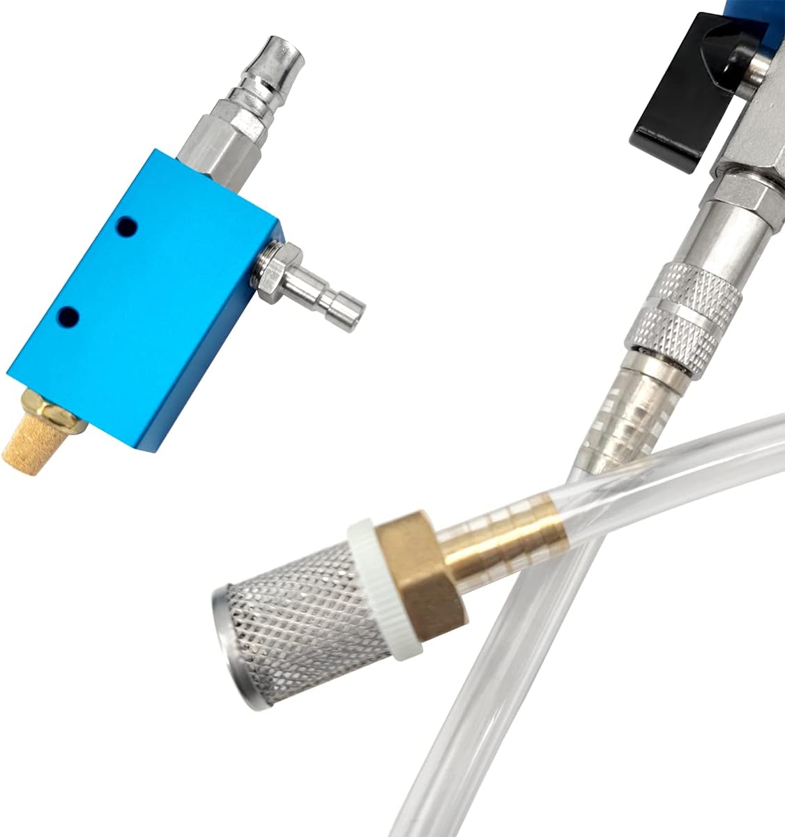 Car Coolant Refill Tool with 8 Adapter Sleeves, Vacuum Type Cooling System Filler Kit with a Pressure Gauge, Water Antifreeze Changer for Car SUV Van Truck