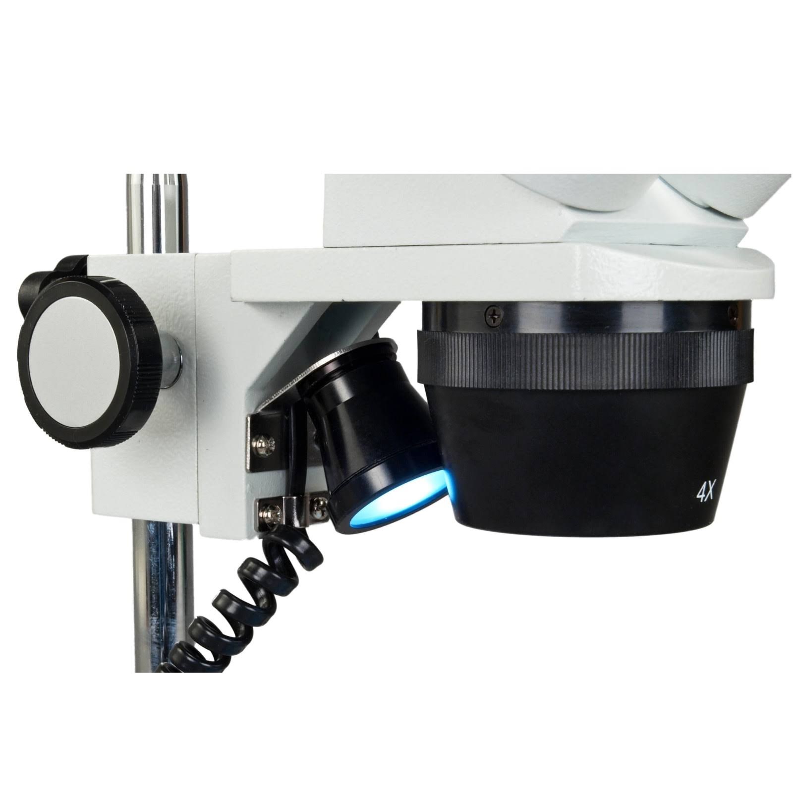 OMAX 20X-40X-80X Cordless Stereo Binocular Microscope with LED Lights, 5MP Camera, Cleaning Pack
