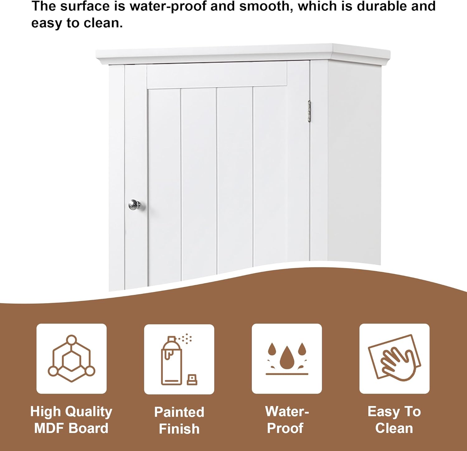 DofFo 67.3“ Tall Linen Bathroom Storage Cabinet, Modern Linen Cabinet Freestanding with 2 Doors and 1 Drawer, Bathroom Organizers Storage, Shelves for Bathroom, Living Room, Anti-Tipping, White