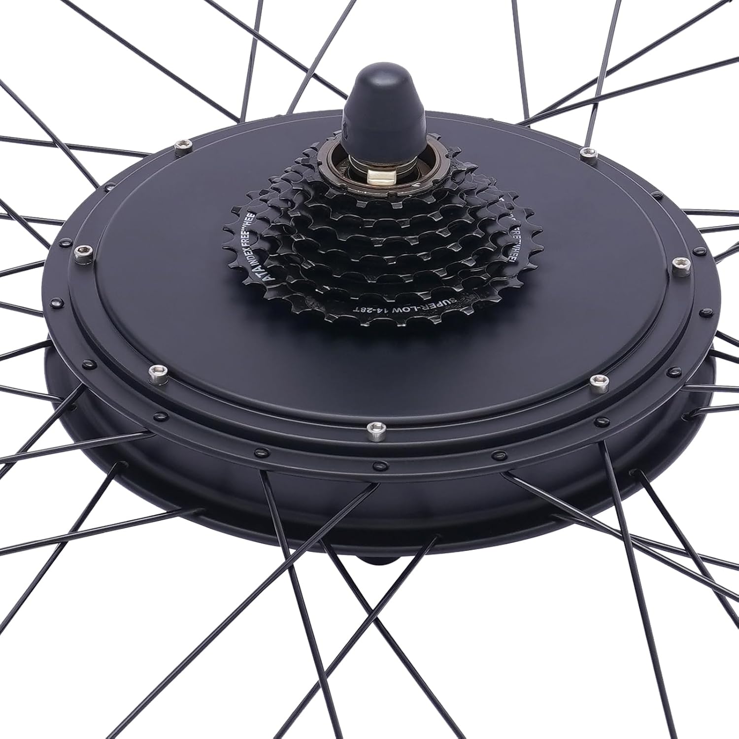 Brush-Less and Gear-Less Bicycle Modification Kit Rear Wheel 40V 1000W Electric Bike Conversion Kit for 28-Inch 29-Inch and 700c Rear Wheel