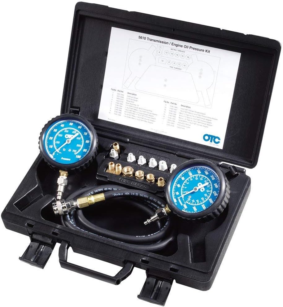 OTC Tools 5610 Trans-Eng Oil Press Tester Pack of 2