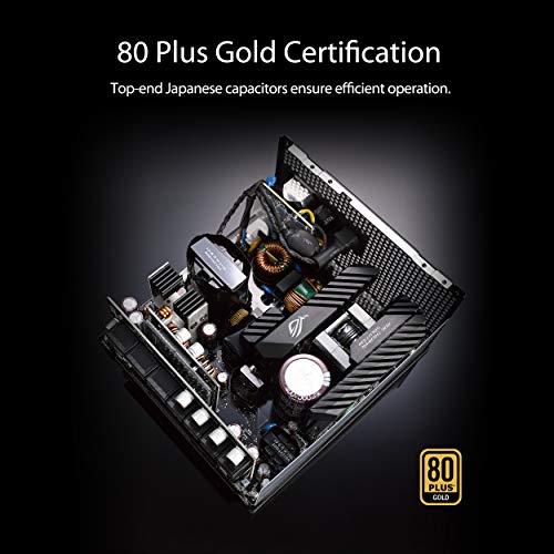 ASUS ROG Strix 850W Gold Aura Edition (Fully Modular Power Supply, 80+ Gold Certified, ATX 3.0, Cybenetics Lambda A++ Certification, PCIe Gen 5.0 Ready, Axial-tech Fan, Aura Sync, 10 Year Warranty)