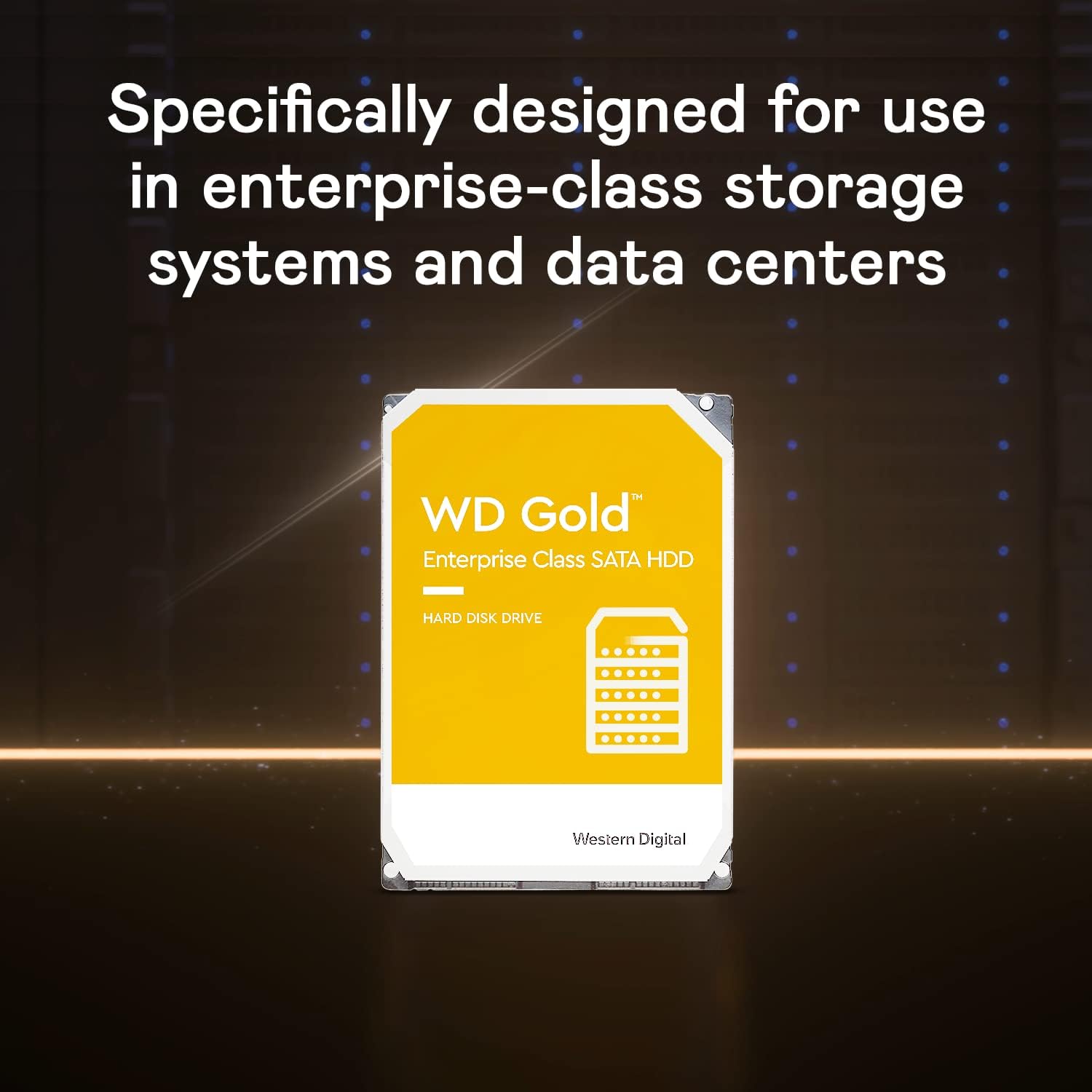 Western Digital 8TB WD Gold Enterprise Class Internal Hard Drive - 7200 RPM Class, SATA 6 Gb/s, 256 MB Cache, 3.5 - WD8004FRYZ