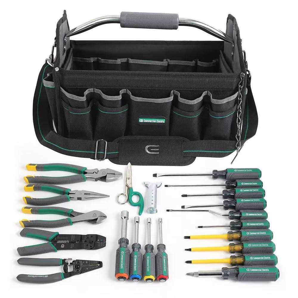 Commercial Electric 22-Piece Electrician&s Tool Set