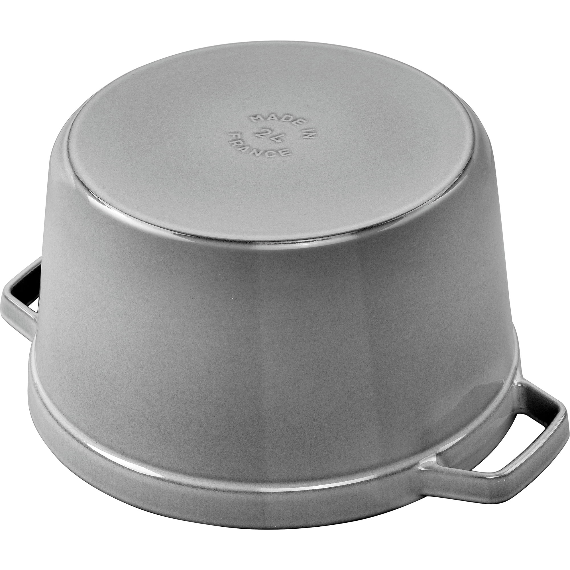 Staub Cast Iron Dutch Oven 5-qt Tall Cocotte, Made in France, Serves 5-6, Graphite