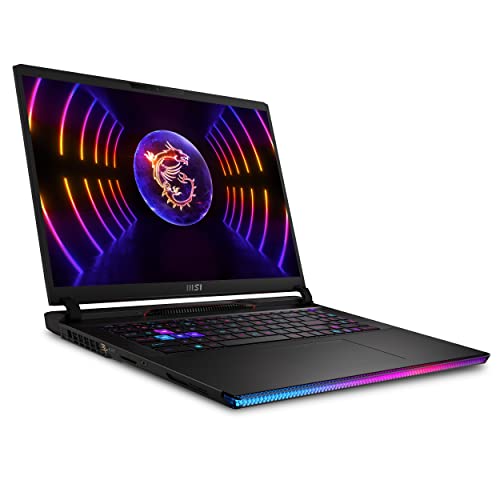 MSI Raider GE77HX 17.3" FHD 360Hz Gaming Laptop Intel Core i7-12800HX RTX3080TI 16GBDDR5 1TB NVMe SSD Win11 - Dark Grey (12UHS-074)