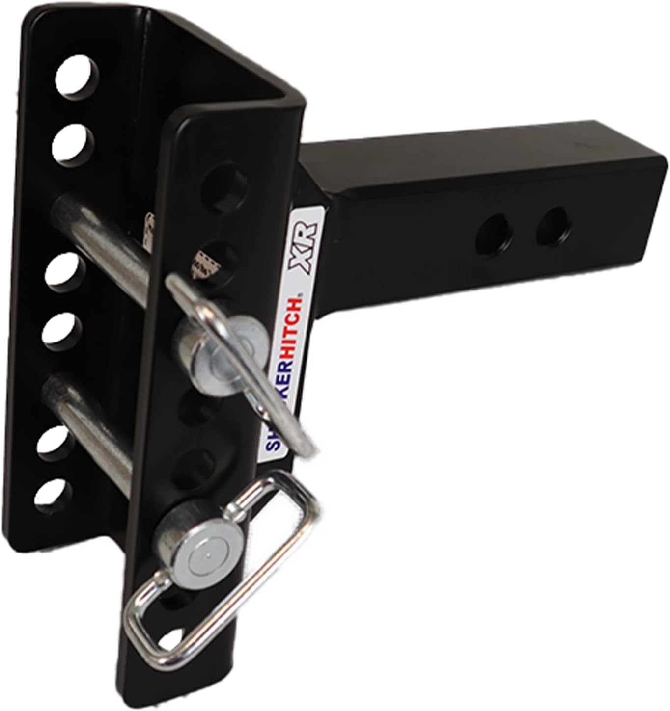 Shocker XR Pintle Hook Drop Ball Mount 1-1/2" Rise to 6-1/2" Drop - 12,000 lbs, Fits 2" Hitch