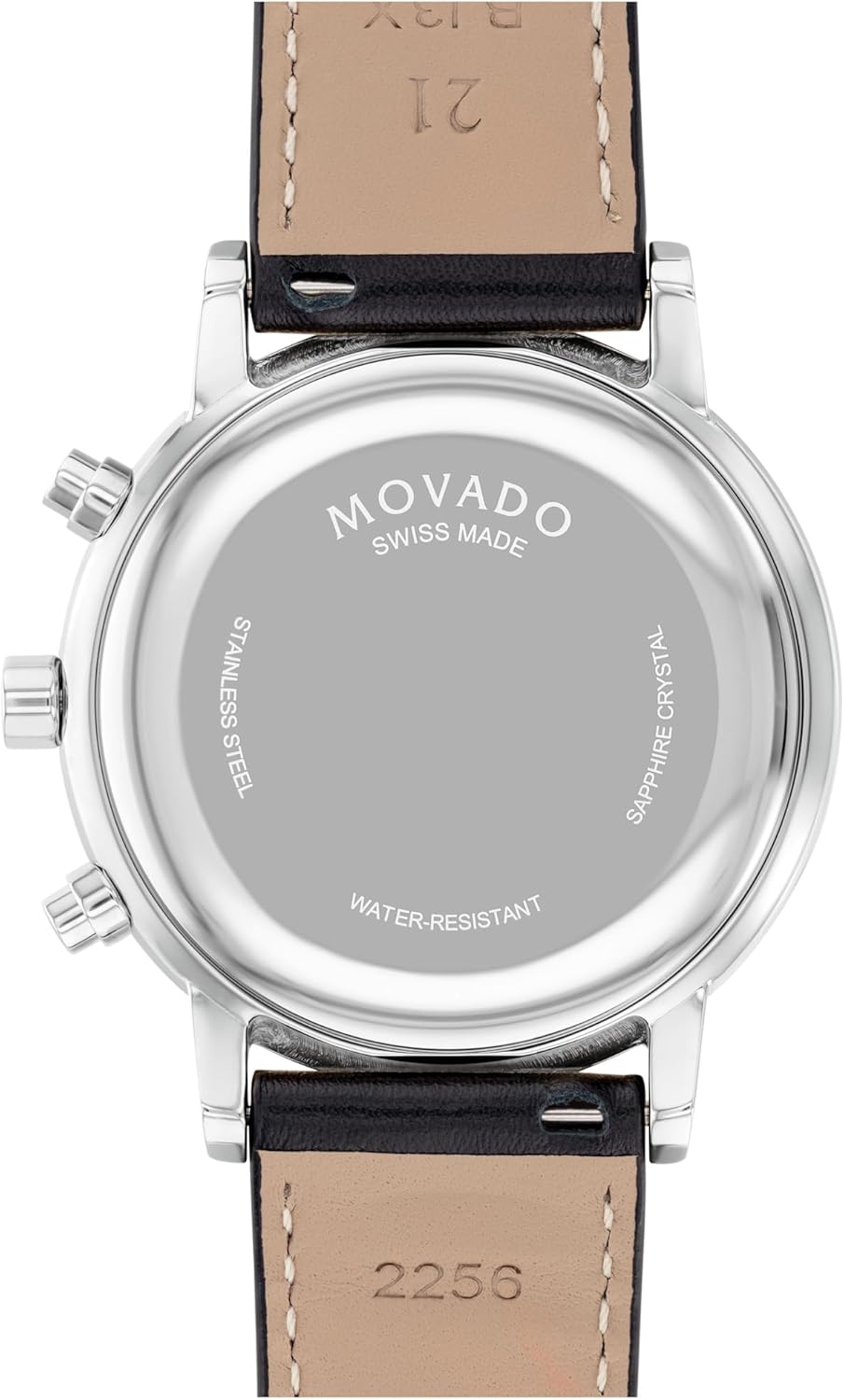 Movado Museum Classic Men's Watch - Swiss Quartz Chronograph Movement, Calfskin Strap - 3 ATM Water Resistance - Classic, Luxury Fashion Timepiece for Him - 42mm