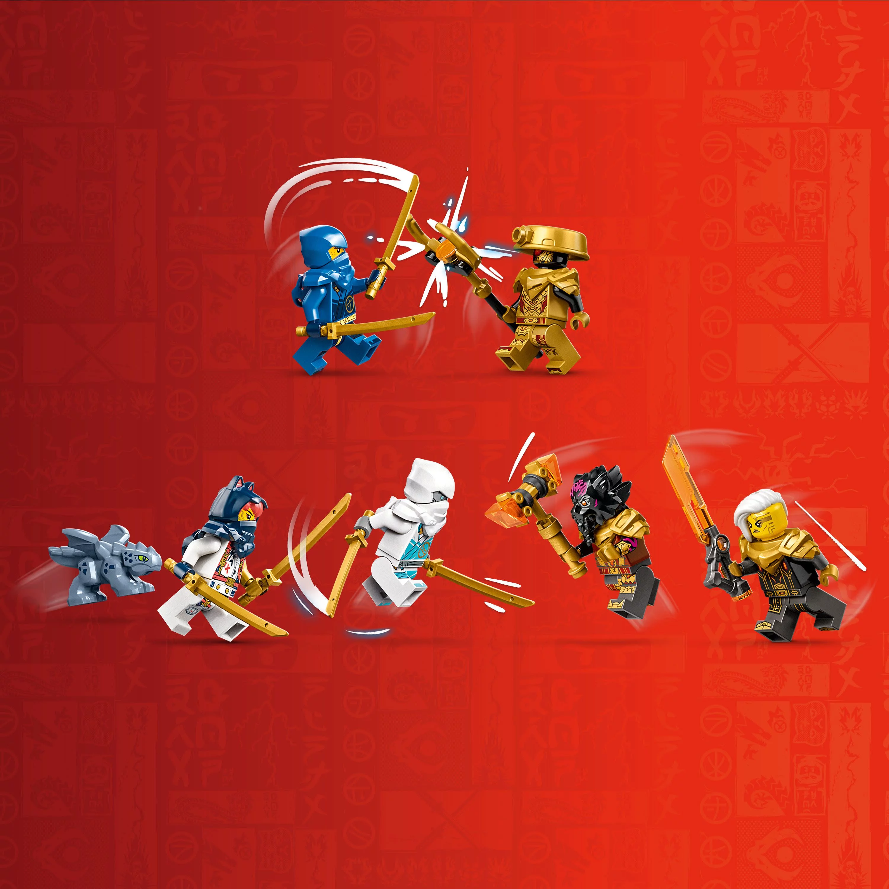 LEGO NINJAGO Elemental Dragon vs. The Empress Mech 71796 Building Toy Set, Features a Dragon, Mech, Ninja Flyer and 6 Minifigures, Gift for Boys and Girls Ages 9+ Who Love Ninja Warriors