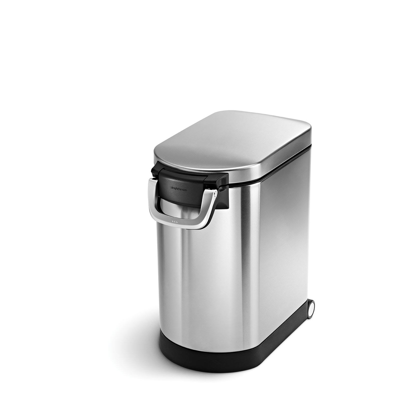 simplehuman Brushed Stainless Steel Pet Food Storage Can