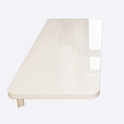 Drop-Leaf Table Wall Mounted Folding Workbench Floating Desk Folding Table, Folding Dining Table Folding Hanging Table Fold Down Desk Wall Table for Home, Office, Bar, Kitchen