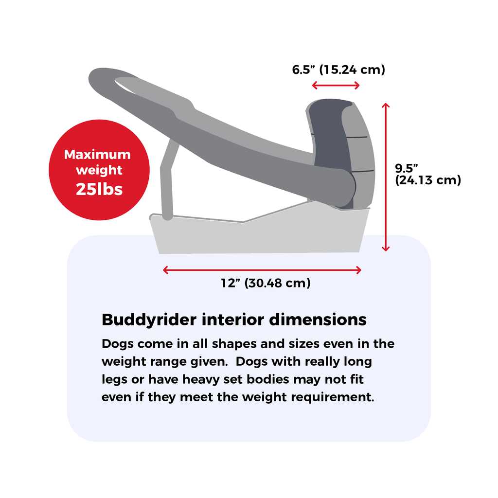 Buddyrider Dog Bicycle Seat Safety Dog Bike Seat For Dogs Up To 25 lbs - Pet Supplies online store