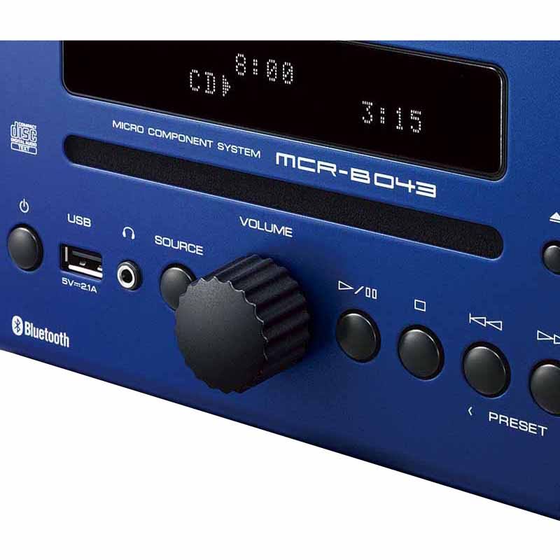 Yamaha MCR-B043BU Bluetooth Mini System Blue