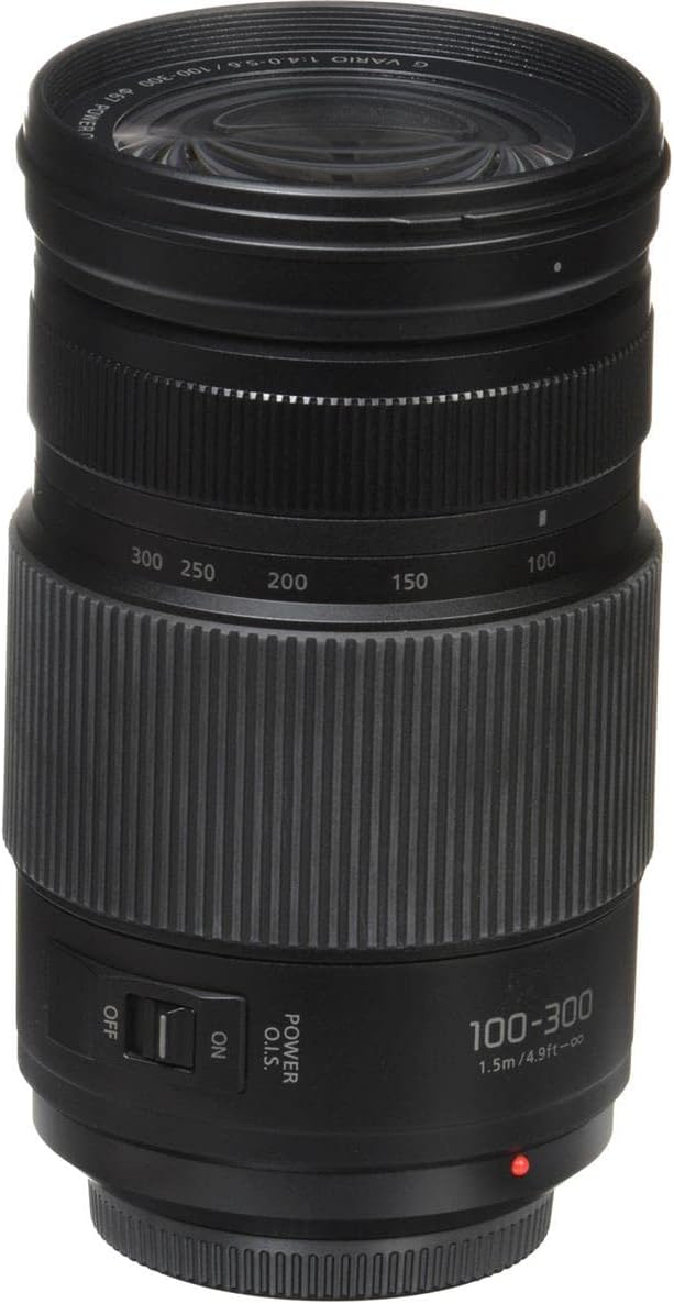 Panasonic LUMIX G II Vario Lens, 100-300MM, MIRRORLESS Micro Four Thirds, Power O.I.S, H-FSA100300 (USA Black)