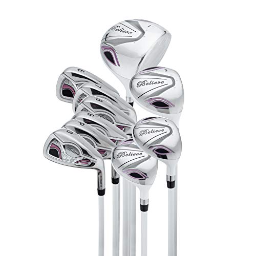 Founders Club Believe Women's Ladies Complete Golf Set (16 Piece) Standard or Petite Length Right Handed