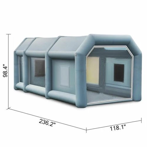 WGIA 20x10x8 Feet(NO blowers) Inflatable Spray Paint Booth Tent Mobile Car Paint US
