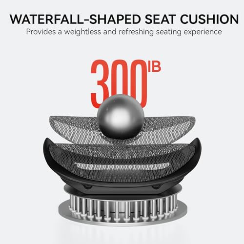 SIHOO Doro C300 Ergonomic Office Chair with Ultra Soft 3D Armrests, Dynamic Lumbar Support for Home Office Chair, Adjustable Backrest Desk Chair, Swivel Big and Tall Office Chair, Computer Chair Grey