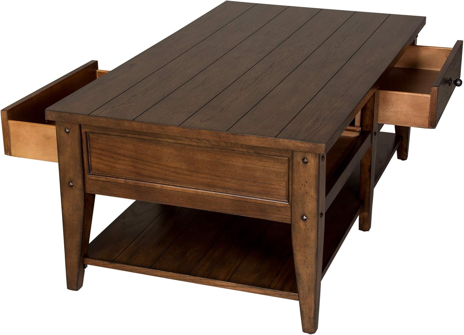 Liberty Furniture INDUSTRIES Lake House 3 Piece Set (1-Cocktail 2-End Tables), Brown