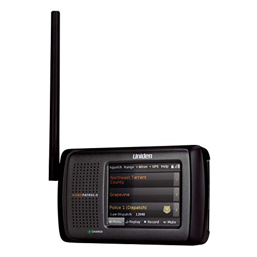 Uniden HomePatrol-2 Color Touchscreen Scanner with TrunkTracker V/S/A/M/E, APCO P25, Emergency Alerts - Covers USA and Canada