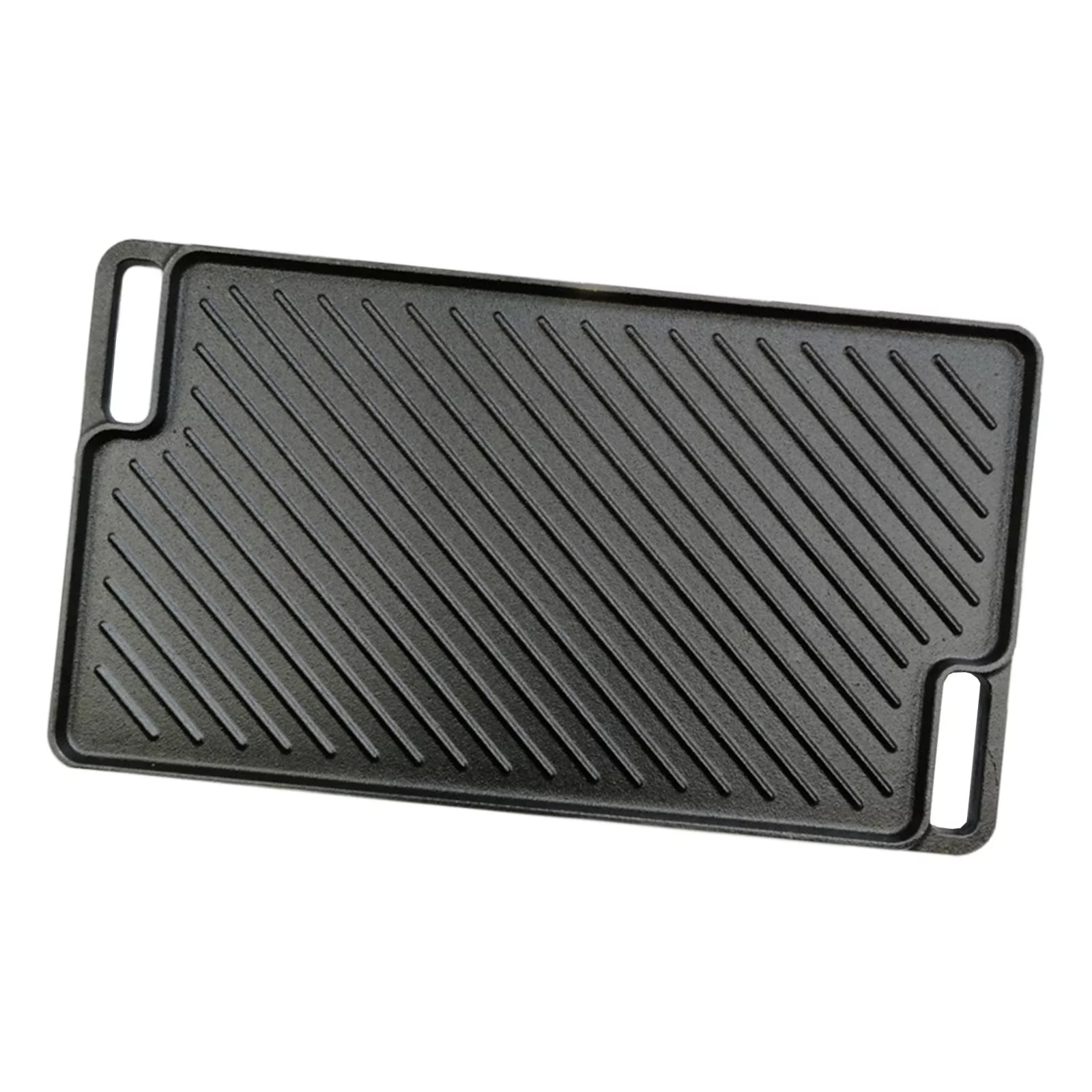Preseasoned Reversible Griddle Cast Iron Reversible Grill for Stovetop BBQ