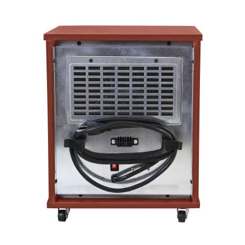 Comfort Zone CZ2062C Infrared Quartz Wood Cabinet Heater 20 Cherry