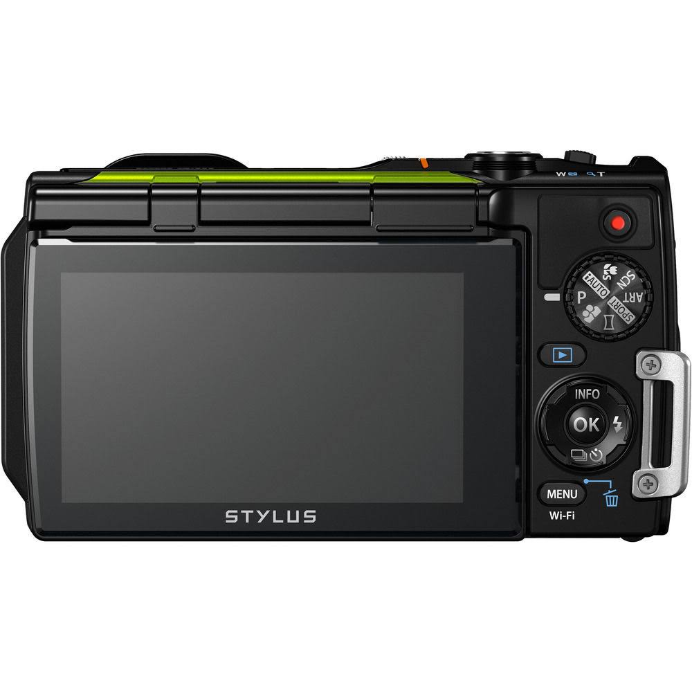 Olympus Stylus Tough TG-870 16.0 MP Compact Digital Camera - 1080p - Green