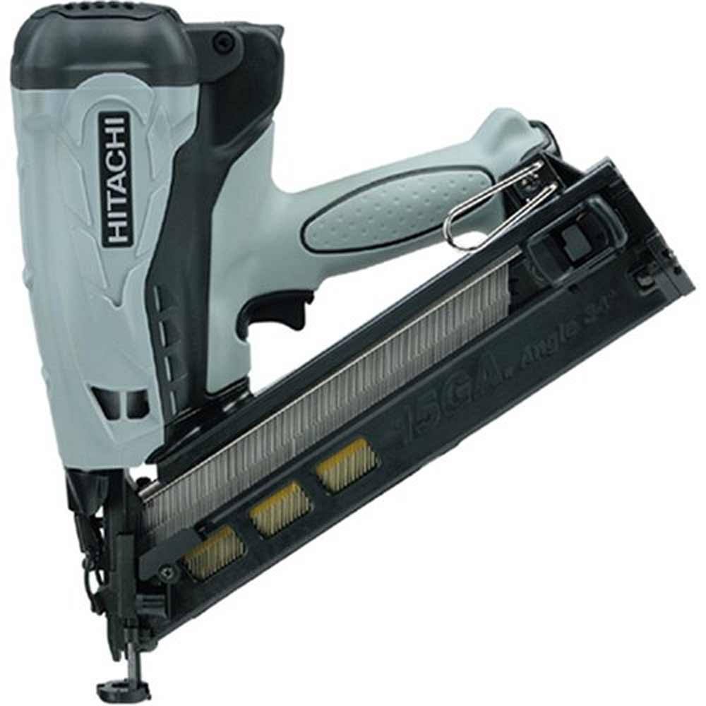 Hitachi Nt65gap9 15 Gauge 2-1/2-Inch GAS Powered Angled Finish Nailer