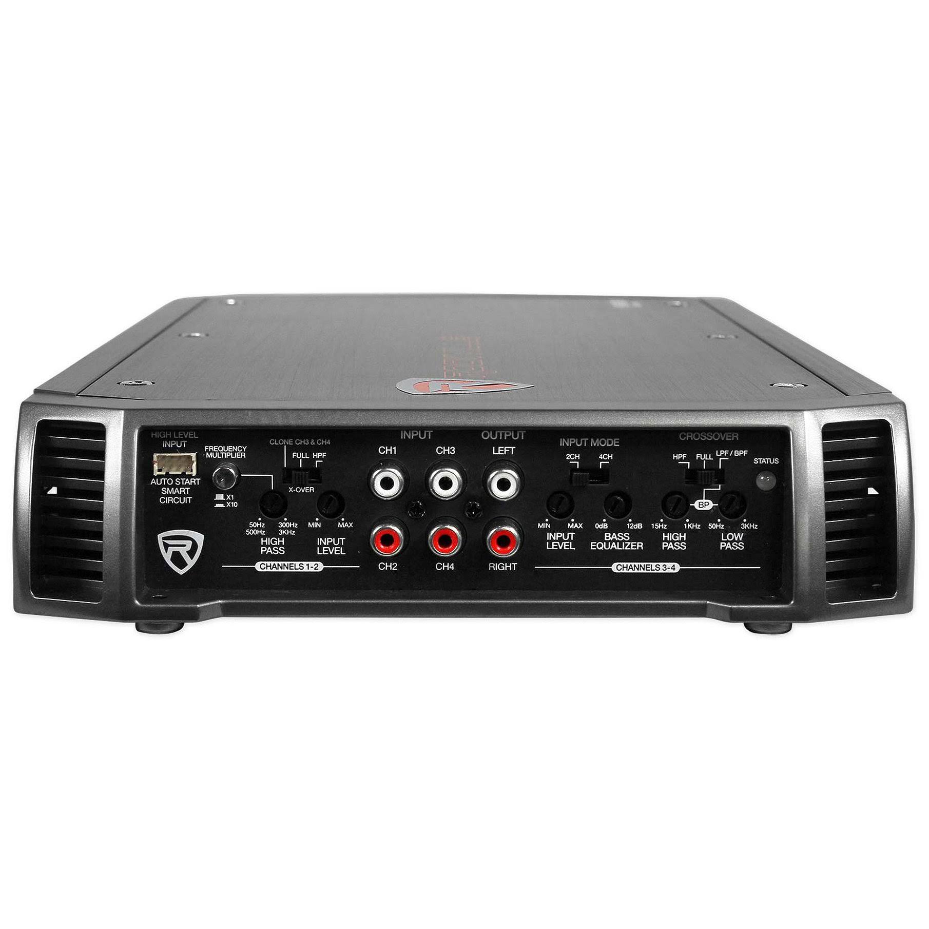 Rockville RXA - F2 2400 Watt Peak / 600W RMS 4 Channel Amplifier Car Audio Amp