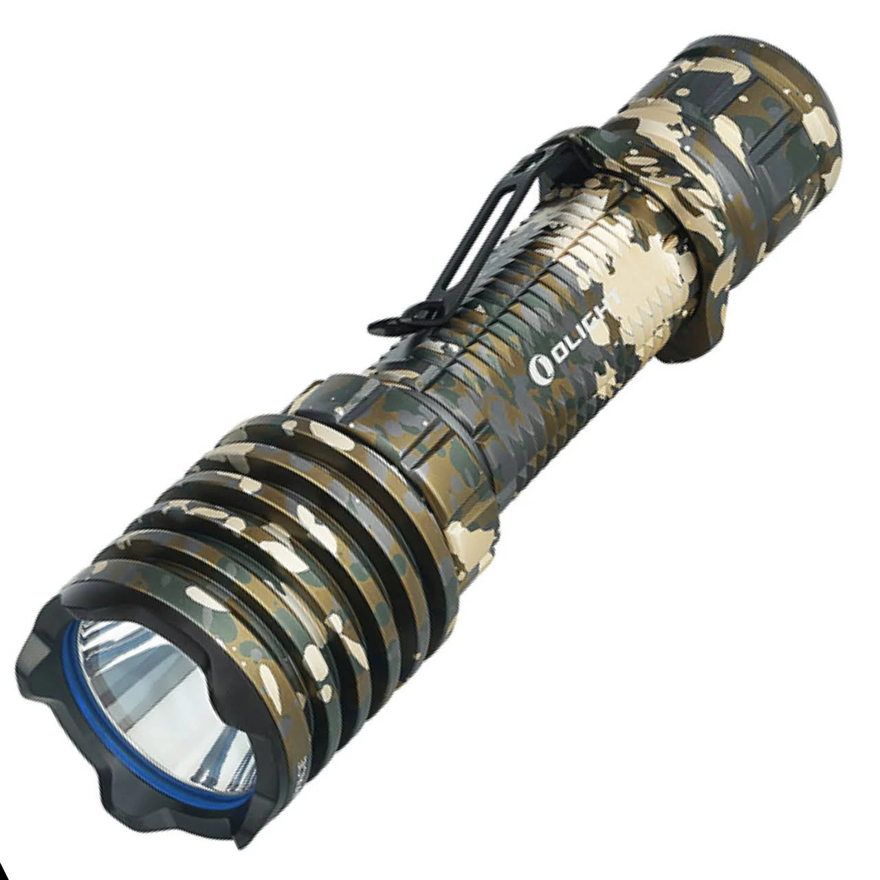 Olight Warrior x Pro Desert Camouflage Rechargeable Tactical Flashlight, 2250 Lm