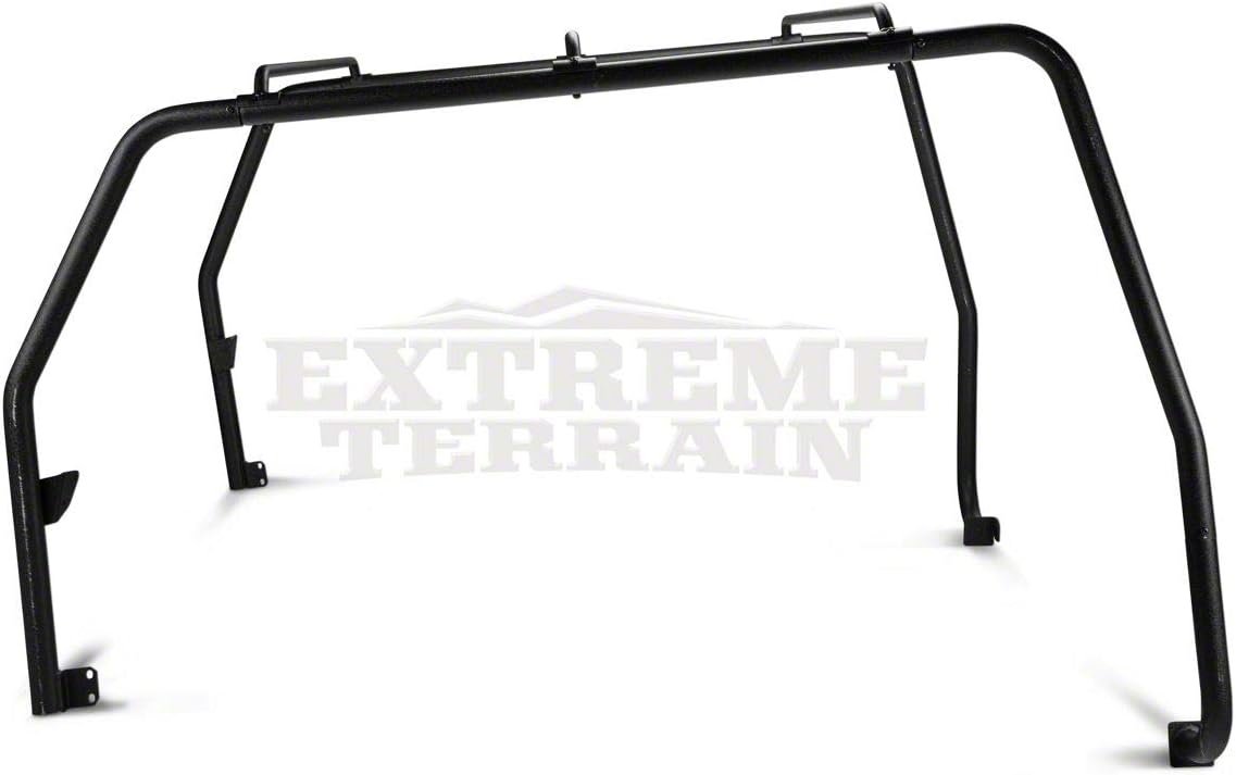 Barricade Roof Rack; Textured Black Compatible with 87-95 Jeep Wrangler YJ