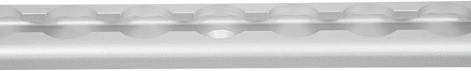 Mytee Products Heavy Duty Aluminum 4ft L-Track (4 Pcs) w/L-Track Stud Stainless Steel Ring (16 Pcs) Tie Down System for Enclosed Trailers and Cargo Vans