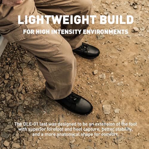 Danner Tachyon GTX 8” Tactical Boots for Men - Waterproof Full-Grain Leather & 500D Nylon with Speed Lace, Comfort Footbed, and Non Slip Traction Outsole