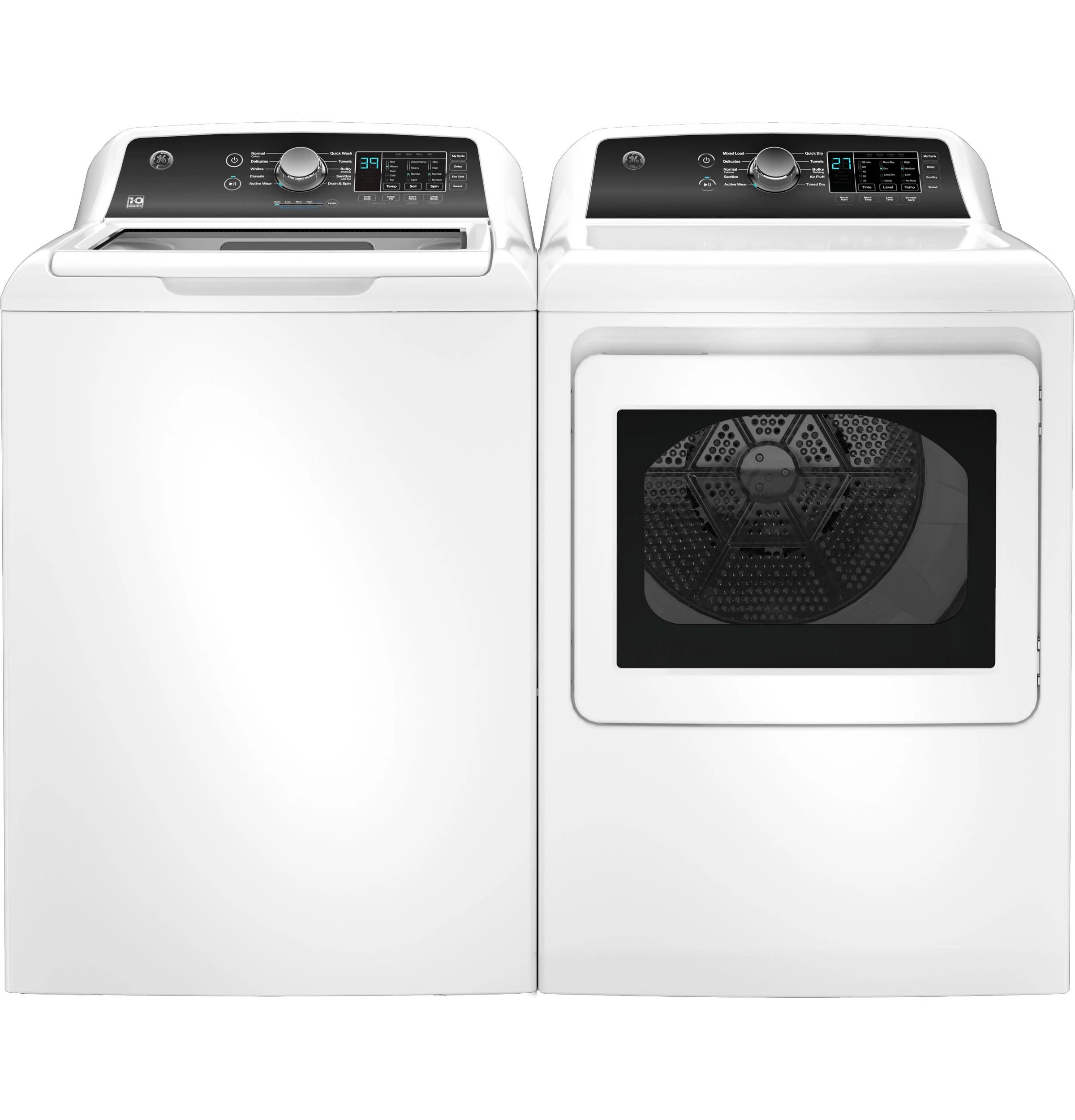 GE APPLIANCES GTW585BSVWS  TRADITIONAL TOP LOAD WASHER White On Gray