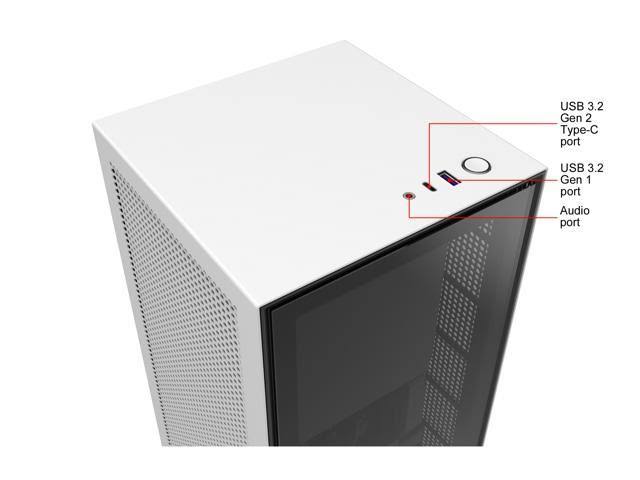 NZXT H1 Mini-ITX Matte White Computer Case