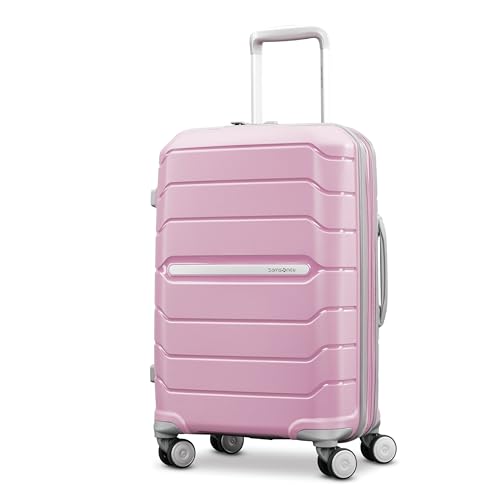 Samsonite Freeform 21-Inch Hardside Carry-On Luggage - Hardshell Carry-On Suitcase - TSA, Airline-Approved - Expandable Hard Shell, Smooth Rolling Spinner Wheels for Lightweight Travel - Navy